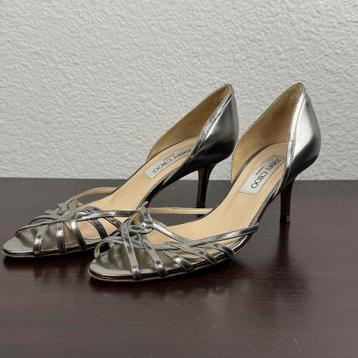 Escarpins argentés Jimmy Choo taille 38, Envoi, Comme neuf