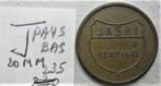 Jaski vending 20mm Nederlandse munt, Postzegels en Munten, Penningen en Medailles, Ophalen of Verzenden, Brons