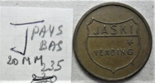 Jaski vending 20mm Nederlandse munt, Postzegels en Munten, Penningen en Medailles, Brons, Ophalen of Verzenden