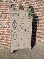 Vintage Franse lockerkast locker wieber ruit 1950' (1), Huis en Inrichting, Ophalen, Gebruikt, Vintage Industrieel
