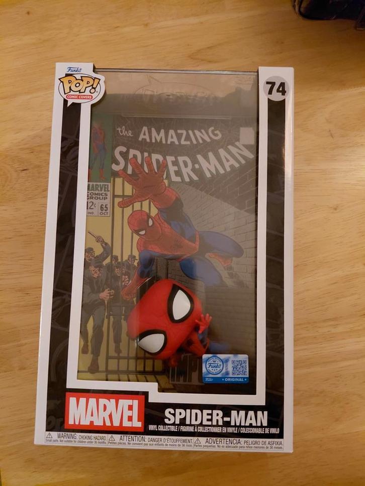 Gloednieuw - Pop Comic Covers: Spider-Man Funko Pop #74, Hobby en Vrije tijd, Stickers en Plaatjes, Ophalen of Verzenden