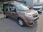 Renault Kangoo 1.2i 2015 Airco + Garantie, Auto's, Renault, Euro 5, Monovolume, Zwart, Bruin