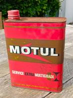 Vintage olieblik MOTUL Multigrade, Verpakking, Gebruikt, Ophalen of Verzenden