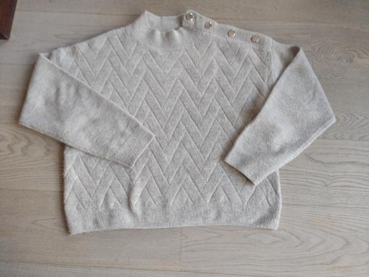 Warme damestrui in perfecte staat. Maat XXL, Kleding | Dames, Truien en Vesten, Zo goed als nieuw, Maat 46/48 (XL) of groter, Beige