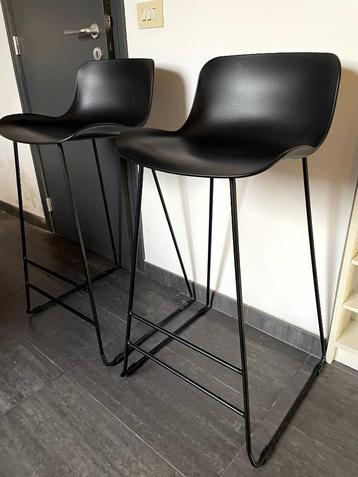 2x Weba barstoelen Diavola – zwart – als nieuw beschikbaar voor biedingen