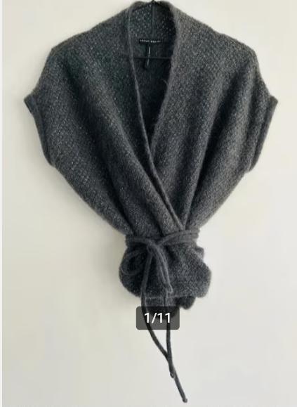 Sarah Pacini, Kleding | Dames, Truien en Vesten, Zo goed als nieuw, Grijs, Ophalen of Verzenden