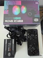 GPU RTX4070 12G+Alimentation 750w+Watercooling 240, Computers en Software, Desktop Pc's, Ophalen, Met videokaart, Gaming