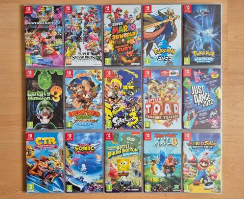 Nintendo Switch-games: verkocht per stuk lees de beschrijvin, Games en Spelcomputers, Games | Nintendo Switch, Zo goed als nieuw