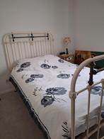 Twijfelaar, Huis en Inrichting, Slaapkamer | Bedden, Gebruikt, Tweepersoons, 120 cm, Metaal