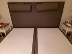 Boxspring, Queen size, Brun, Enlèvement, Utilisé