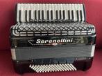 Z.g.a.n. italiaanse Serenellini accordeon . 4 korig.Piccolo., Muziek en Instrumenten, Accordeons, Zo goed als nieuw, 96-bas, Met riemen