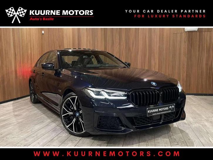 BMW 5 Serie 545 e M Alu20"/Pano/Leder/360 Cam/Gps *1j garant, Auto's, BMW, Te koop, 5 Reeks, ABS, Achteruitrijcamera, Adaptive Cruise Control