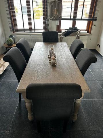 Eettafel met 6 stoelen beschikbaar voor biedingen