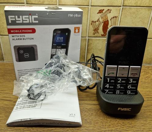 Fysic FM-7810 seniorentelefoon – Zo goed als nieuw, eenvoudi, Telecommunicatie, Mobiele telefoons | Overige merken, Zo goed als nieuw
