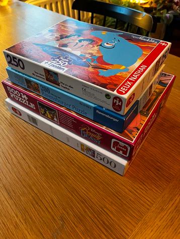 Disney puzzels Aladdin, Belle en het Beest, Rescue Rangers beschikbaar voor biedingen