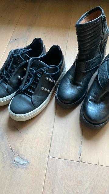 Lederen schoenen REPLAY. En lederen laarsjes  beschikbaar voor biedingen
