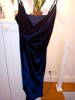 Robe de soirée bleue foncé taille M, Robe de cocktail, Comme neuf, Taille 38/40 (M), Bleu