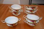 soepkommetjes servies Royal Albert "old country roses", Antiek en Kunst, Antiek | Servies compleet, Ophalen