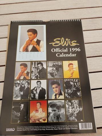 Elvis, kalender met foto's 1996