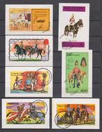 Paarden_1: 7 blokken - CTO – Nagaland - In uitmuntende staat, Enlèvement ou Envoi, Animal et Nature