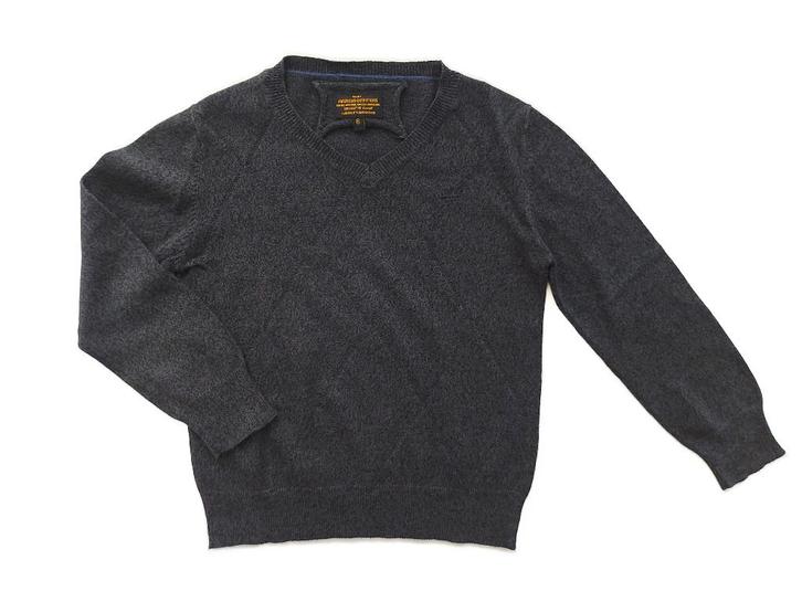 AO76 zachte grijze wintertrui 6 jaar / 116 *NIEUWSTAAT*, Kinderen en Baby's, Kinderkleding | Maat 116, Zo goed als nieuw, Jongen