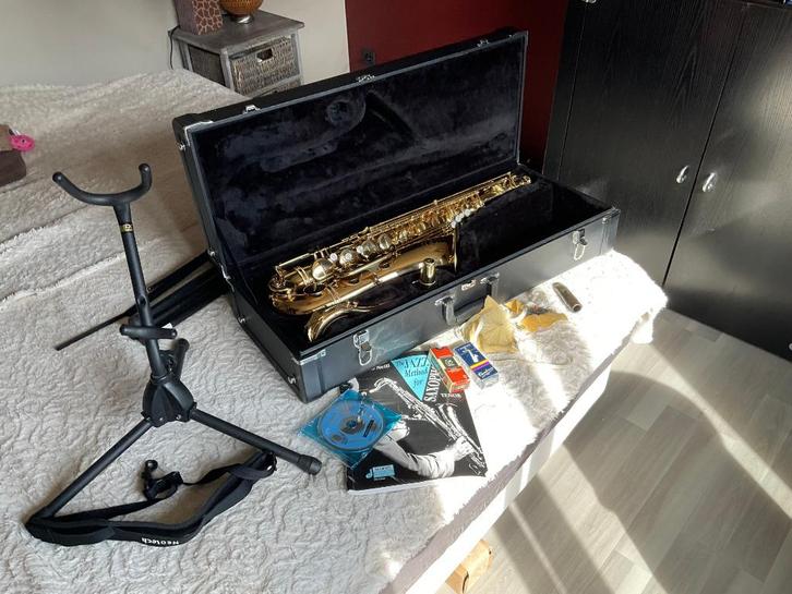Tenorsaxofoon  Jupiter JTS787, Muziek en Instrumenten, Blaasinstrumenten | Saxofoons, Gebruikt, Tenor, Met koffer, Ophalen