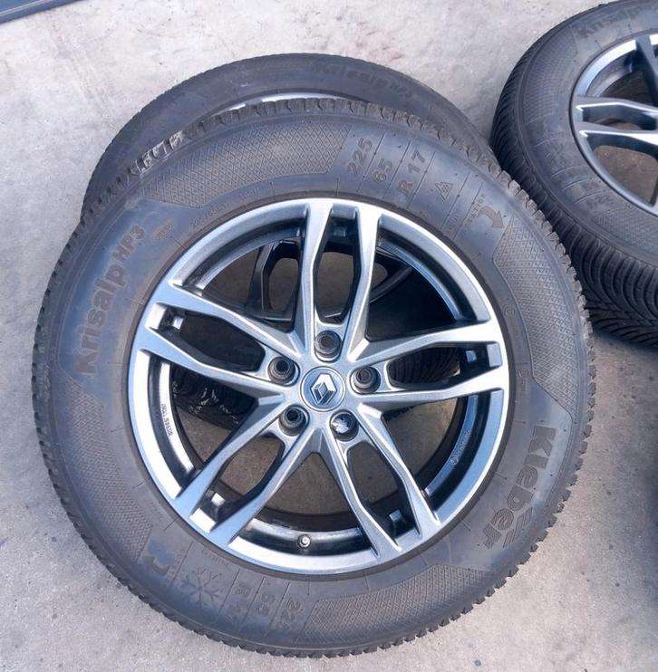 Winterbanden velgen alu Renault Koleos II 17inch 5x114 6-7mm, Auto diversen, Tuning en Styling, Ophalen