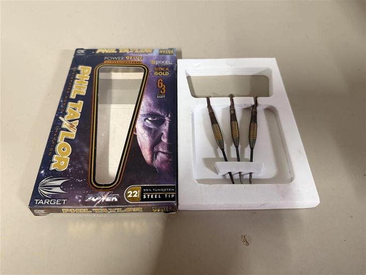dartpijlen - zeldzaam - Phil Taylor Gen 3 Tungsten Darts - 2, Sport en Fitness, Darts, Nieuw, Ophalen of Verzenden