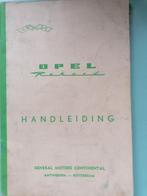 Manuel Opel Rekord 1961, Autos : Divers, Modes d'emploi & Notices d'utilisation, Enlèvement ou Envoi