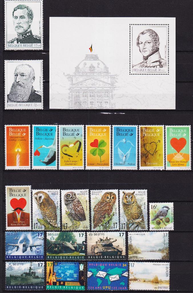 Belgique 1999 ** avec de nombreux extras, Timbres & Monnaies, Timbres | Europe | Belgique, Non oblitéré, Envoi