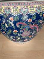 chinese bloempot, Ophalen