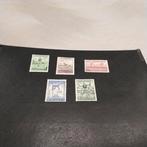BELGIE 827 /831 scharnier met cote 50,00 €, Ophalen of Verzenden