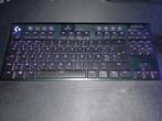 Logitech G915 TKL Lightspeed RGB Wireless Azerty BE, Logitech G, Ophalen of Verzenden, Draadloos, Multimediatoetsen