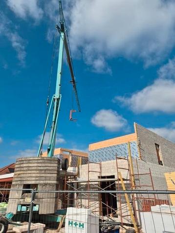 Bouwkraan/torenkraan snelmontage catteneo 24m direct beschik beschikbaar voor biedingen