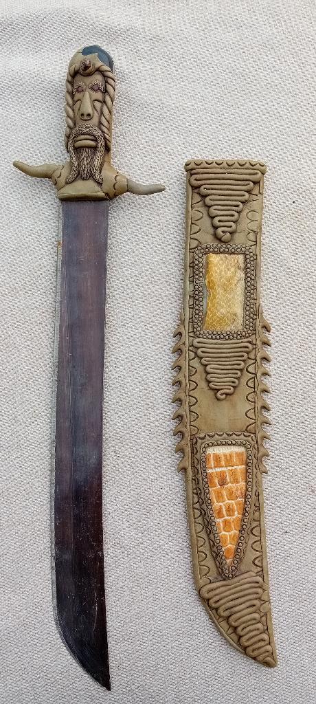 machette Collins thème serpent et crocodile, Collections, Objets militaires | Général, Autres, Enlèvement ou Envoi