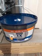 Verf, GAMMA 1x dekkend muur & plafond latex mat wit 12.5l, Doe-het-zelf en Bouw, Ophalen, Wit, Nieuw, Verf