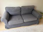 Canapé Ikea Ektorp 2-3 places gris, Huis en Inrichting, Ophalen, Gebruikt, Tweepersoons, Rechte bank