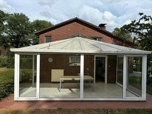 PVC veranda met schuifdeur, Tuin en Terras, Overkappingen, Gebruikt, Veranda, Ophalen