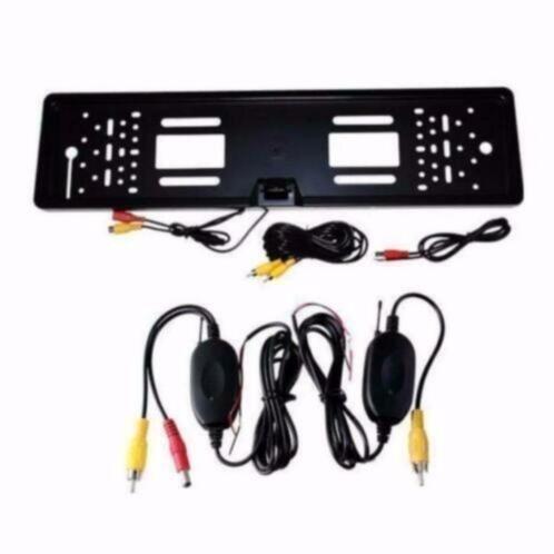 Kenteken plaathouder met kleuren camera draadloos KJO29, Auto diversen, Auto-accessoires, Nieuw, Ophalen of Verzenden