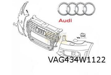 Audi A1 (6/10-1/15) voorbumperhoek Rechts (bij koplampsproei beschikbaar voor biedingen