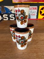 4 drinkbekers Schramberg keramiek Duitsland, Antiek en Kunst, Ophalen of Verzenden