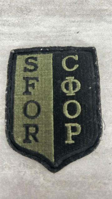 Badge SFOR  beschikbaar voor biedingen