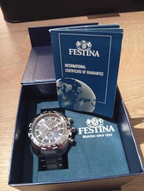 Montre festina Homme, Handtassen en Accessoires, Horloges | Heren, Nieuw, Polshorloge, Overige merken, Staal, Ophalen