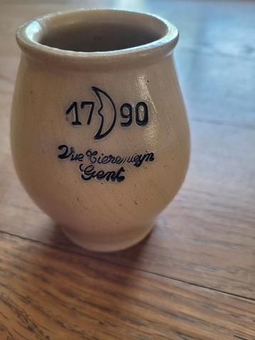Antiek vintage potje tierenteyn mosterd 1790 beschikbaar voor biedingen