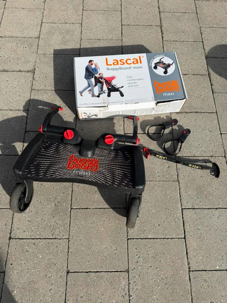 Lascal BuggyBoard Maxi - Meerijdplankje, Kinderen en Baby's, Buggy's, Zo goed als nieuw, Ophalen