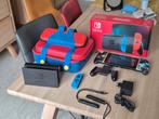 Nintendo Switch V2 met gebruikssporen en toebehoren, Ophalen of Verzenden, Gebruikt
