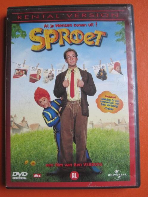 Sproet, Cd's en Dvd's, Dvd's | Kinderen en Jeugd, Zo goed als nieuw, Film, Avontuur, Alle leeftijden, Ophalen of Verzenden