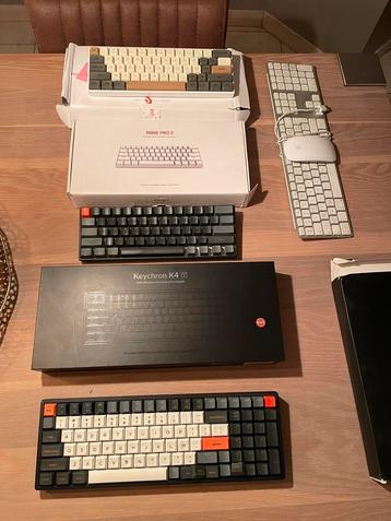 Diverse toetsenborden ( anne pro, keychro , apple keyboard)