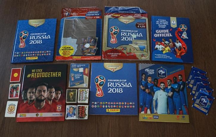 Panini FIFA WC Russia 2018 verzameling – 2 volledige albums, Verzamelen, Stickers, Zo goed als nieuw, Sport, Ophalen of Verzenden