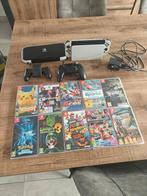 Nintendo switch OLED + spellen en accessoires, Games en Spelcomputers, Met games, Zo goed als nieuw, Met 1 controller, Switch OLED